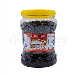 Süper Yağlı Salamura Siyah Zeytin - 1 Kg