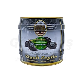 Taş Baskı Yanaklı Gurme Siyah Zeytin - 2 Kg