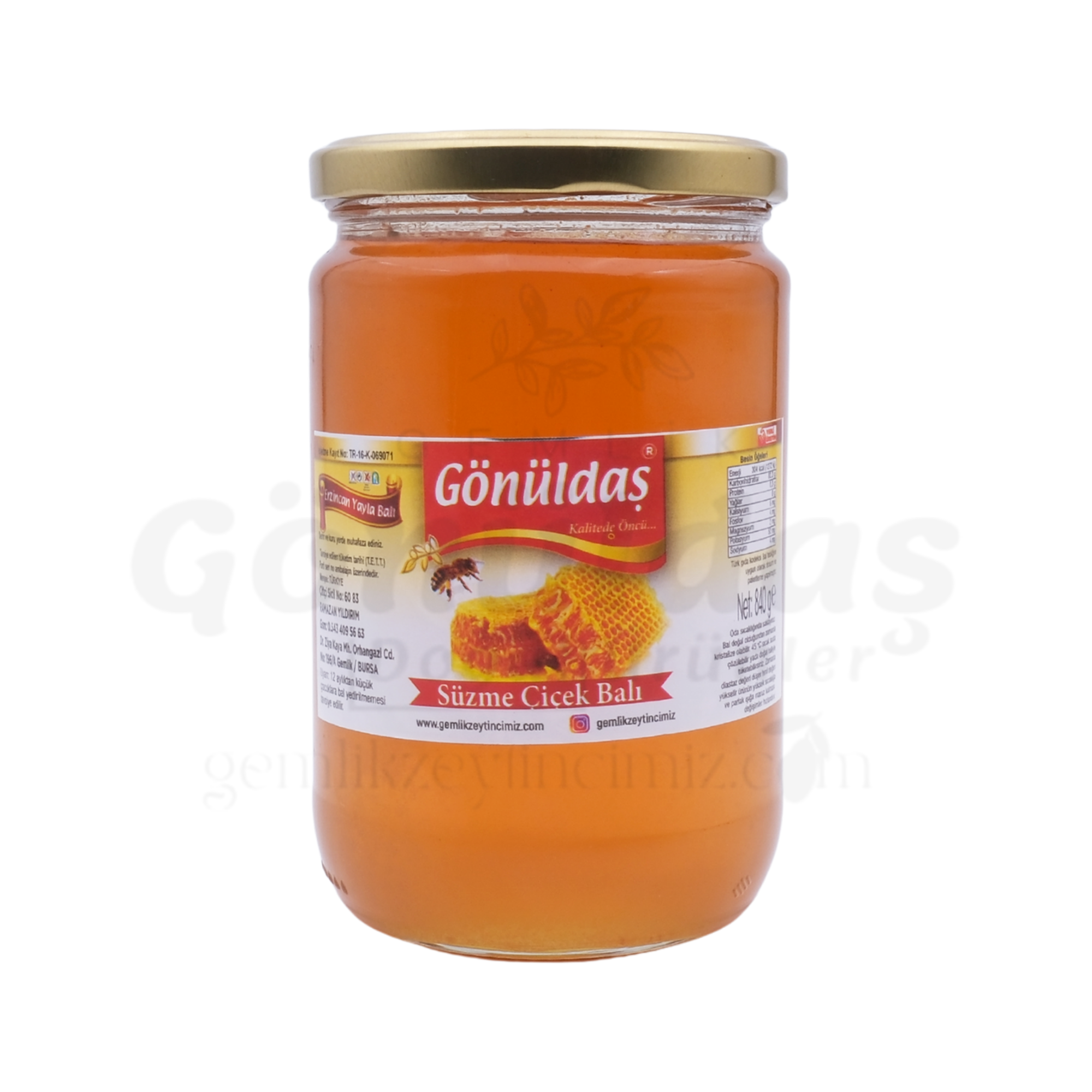 Süzme Çiçek Balı - 840 g