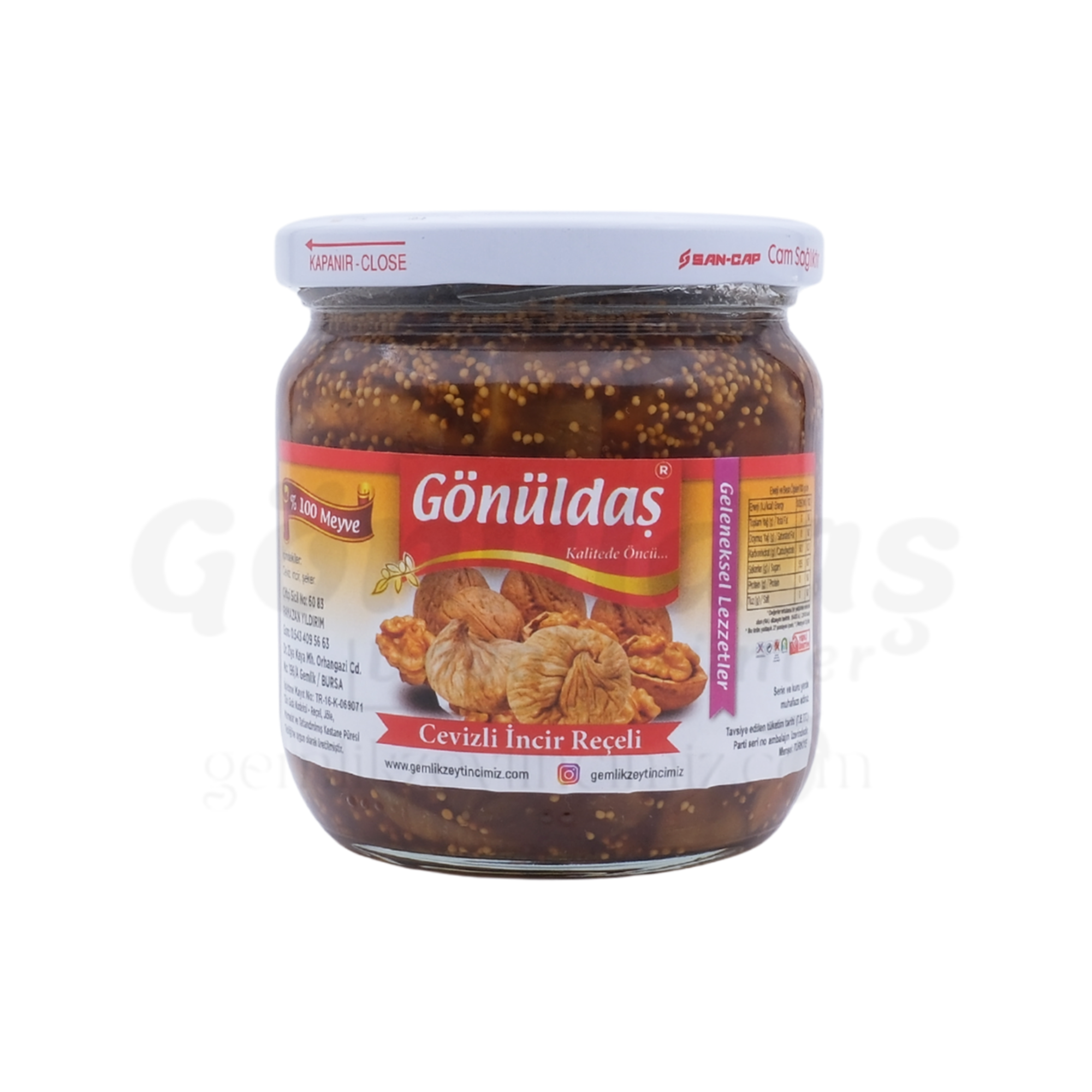 Cevizli Kuru İncir Reçeli 425 cc