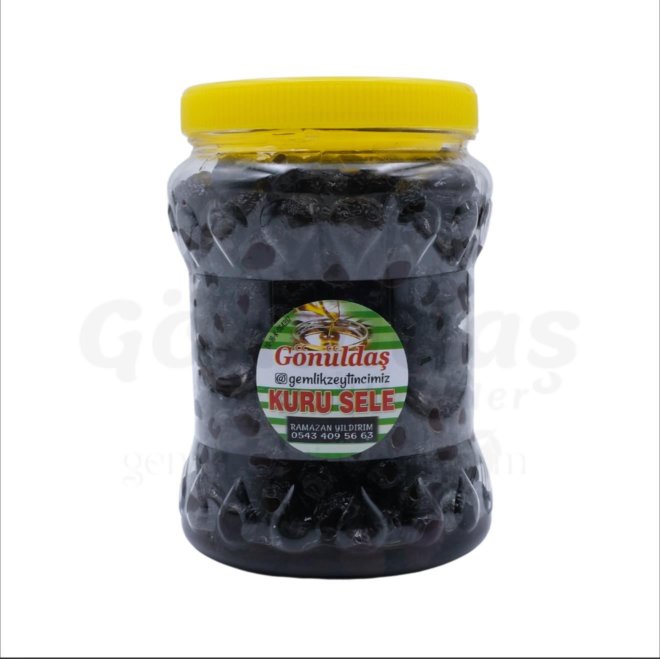 Kuru Sele Yeni Sezon Siyah Zeytin - 1 Kg