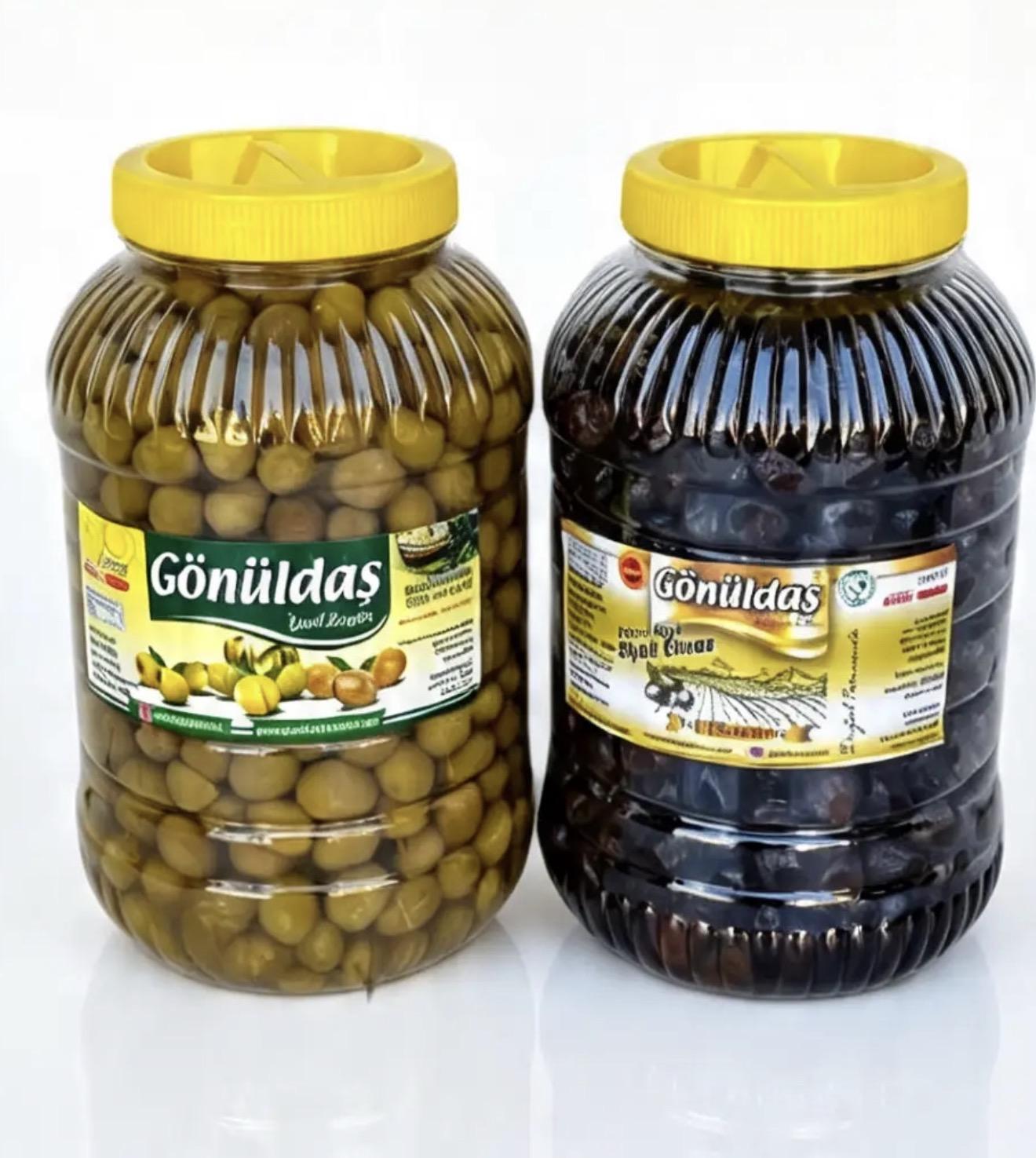 2 kg Siyah Zeytin & 2 kg Yeşil Zeytin