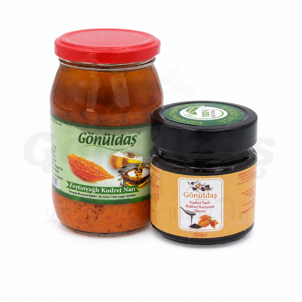 Zeytin yağlı kudret narı ve kudret narı macunu