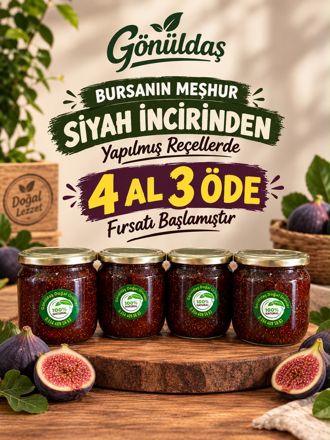 4 Al 3 Öde İncir Reçelimiz